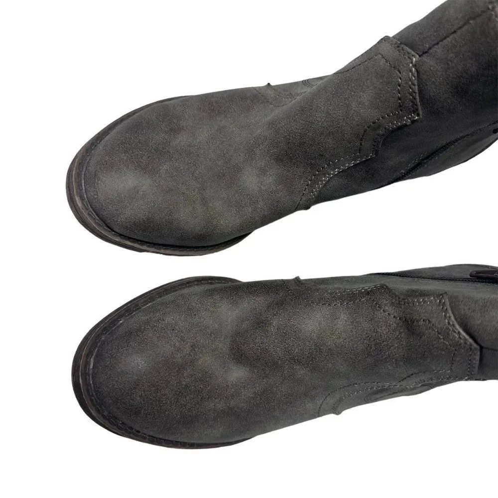 BKE Farrah 8.5 grey western bootie boot